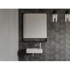 Shower & Design Lave-main suspendu en céramique blanche - L38 x H10 x P22 cm - ERAVAL II