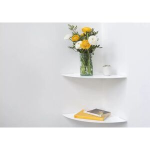 Étagère angle 36 cm - lot de 2 - teebooks