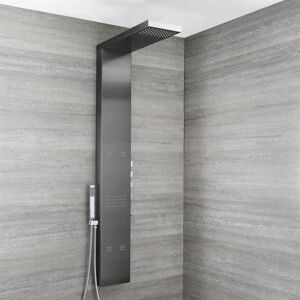 HudsonReed Colonne de douche thermostatique – Gris foncé – Select - Publicité