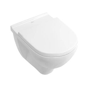 Villeroy & Boch Pack WC suspendu compact avec bride VILLEROY ET BOCH O Novo + abattant + plaque chromée + bâti Grohe - Publicité