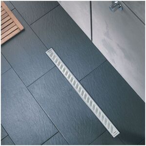 - 185283- Express'eau Caniveau grille traits pour Douche 800 mm