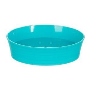 Porte Savon "Strié" 13cm Turquoise - Publicité