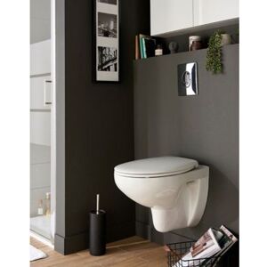 Grohe Pack WC Bâti Autoportant Rapid SL + WC sans bride SAT + Abattant  softclose + Douchette bidet + Plaque chrome - Livea Sanitaire