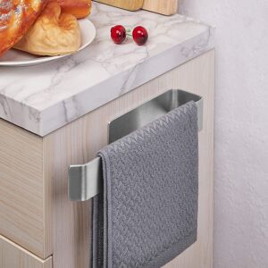 Porte Serviette Mural sans perçage, Porte Serviette salle de bain,  Porte-serviettes en Aluminium de Bains ou Cuisine