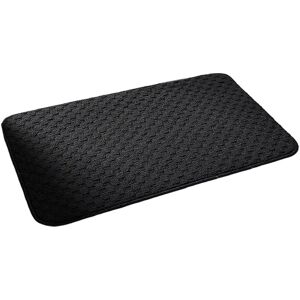 Tapis De Salle De Bain Antidérapants Absorbant L'eau Trp Dos Tapis De Bain Extra Doux Épais Luxe Pour Piscine Salle De Bain Et Toilette Sol Douche Losange Noir - Publicité