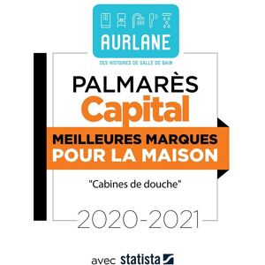 Aurlane Pack Porte coulissante 140x200 + paroi retour et panneau aluminium composite + receveur 140x90 - Publicité