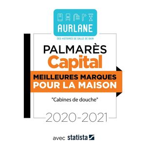Aurlane Pack Porte Coulissante Noire Mate Type 'Atelier' et Receveur en Acrylique Blanc - 140x90x200 cm - Publicité