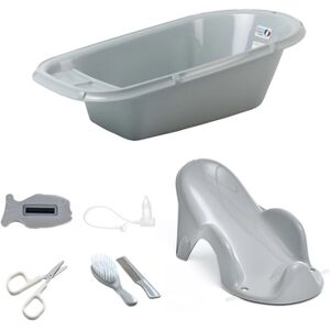 Thermobaby® Set de bain enfant 1er age Luxe gris charme