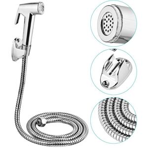 Douchette Toilette Wc Suspendu,Kit Douchette Wc Blanc,Douchette Toilette  Wc,PulvéRisateur De Bidet à Main Pour Toilette,Booster De Pulvérisation De