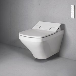 Duravit DuraStyle Cuvette murale à fond creux avec abattant WC SensoWash® Slim en set, 25375900+6112000023, - Publicité