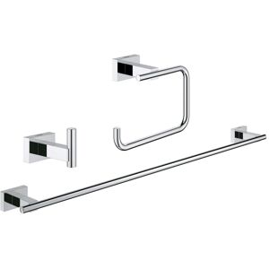 Grohe Essentials Cube Set d'accessoires 3 en 1, 40777001,