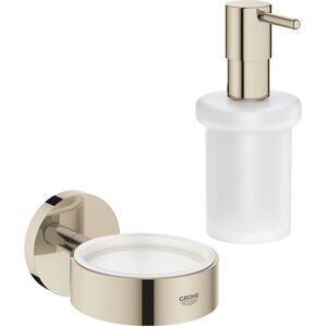 Grohe Essentials Distributeur de savon, 40369BE1+40394BE1, - Publicité