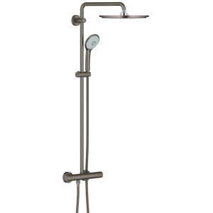 Colonne de douche avec mitigeur thermostatique CROMA 220 recoupable -  HANSGROHE - 27185000