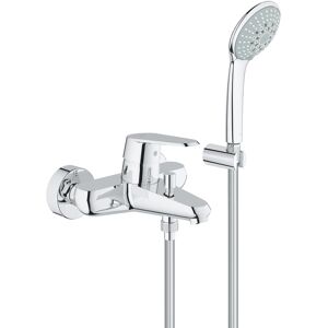 Grohe Eurodisc Cosmopolitan Mitigeur monocommande bain/douche + douchette, montage mural, 33395002,