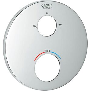 Grohe Grohtherm Cache pour mitigeur thermostatique avec inverseur 2 voies, rond, 49074000,