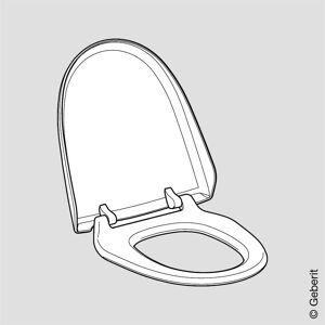 Abattant WC lunette de toilette Celesto, En forme de O, Fermeture douce, amovible, antibactérien, en Duroplast et inox