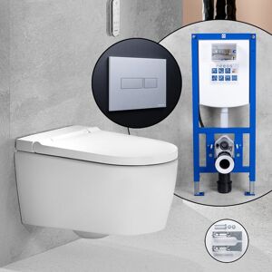 Geberit Pack complet WC lavant Geberit AquaClean Sela et bâti-support neeos,, 146220JT1+16603CM#SET,