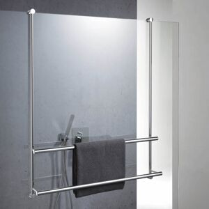 Giese Server Porte-serviettes de bain pour paroi en verre, 30858-02, - Publicité