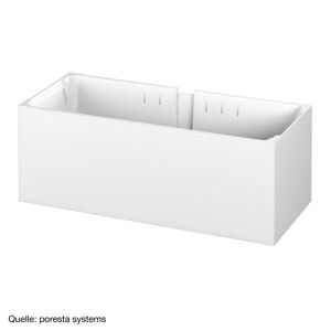 poresta systems Poresta Compact Support de baignoire pour baignoire rectangulaire Riho Lusso, 17155010, - Publicité
