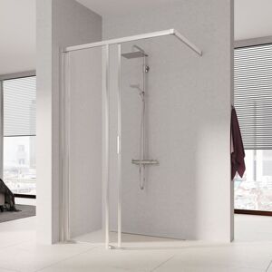 Kermi Liga Paroi de douche avec porte coulissante pour douche à l’italienne, LIJ2L110181AK, LIJ2L - Publicité