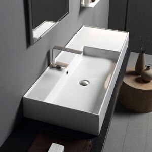 Scarabeo Teorema 2.0 Lavabo suspendu ou à poser, 5121BK,