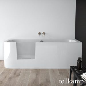 Tellkamp Salida Baignoire pour petits espaces, avec zone de douche et habillage, 0100-043-00-A/CR, - Publicité