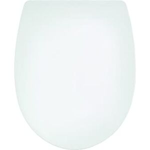 Wirquin 20723074 Abattant WC avec frein de chute Marbella en thermoplastique, déclipsable, blanc - Publicité