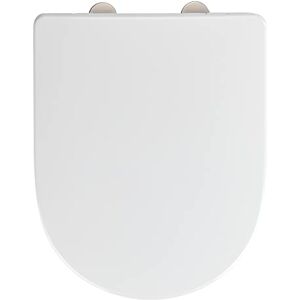 WENKO Abattant WC avec frein de chute Exclusive Nr. 3, convient pour Villeroy & Boch O.novo, fixation inox, duroplastique, 37,5 x 46 cm, blanc - Publicité