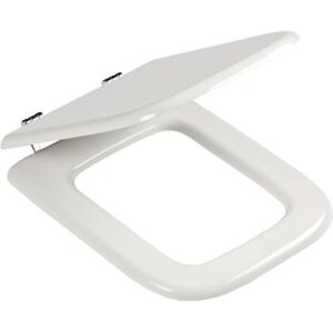 ERCOS Abattant WC avec charnières chromatiques, espacement 160 mm, blanc, abattant WC compatible avec WC Conca, H 433 mm, L 346 mm - Publicité