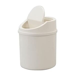 SunaOmni Mini Poubelle En Plastique, Petite Poubelle À Couvercle Basculant, Poubelle De Chambre Avec Couvercle Petite Poubelle De Salle De Bain Poubelle De Salle De Bain Poubelle Poubelle Salle De Bain Blanc - Publicité