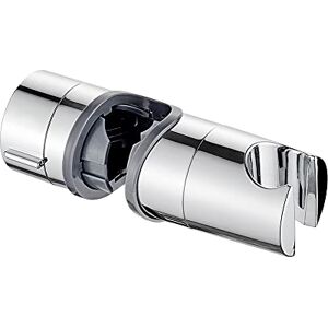 Ibergrif Support Pommeau Douche de Salle de Bain, Clamp Douchette Réglable, Chrome - Publicité