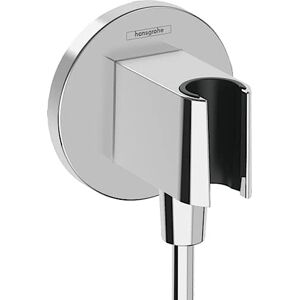 Hansgrohe , chromé, Coude pommeau FixFit S, raccord douche avec support douchette mural, avec clapet anti-retour, 26888000 - Publicité