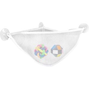 Porte-jouets de bain en maille, organisateur de jouets de bain en maille,Sac de douche d'angle, grande poubelle de salle de bain   Sac de douche pour jouets de bain, grand seau de salle de bain, filet - Publicité