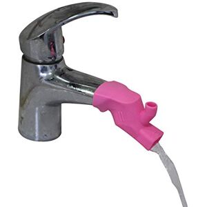 HALJIA 2 pcs Silicone robinet Extender extension Lavabo pour tout-petits enfants bébé à la main de salle de bain de cuisine de sécurité (Rose) - Publicité