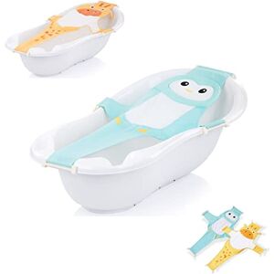 Chipolino Filet baignoire bébé Animaux Insert baignoire arceau en plastique, coloris:bleu - Publicité