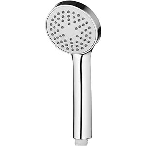 Ibergrif Pommeau de Douche Economie Deau Pression- Douchette Universelle Interface 1/2 Pouce, Douchette Douche Salle de Bain Facile à Installer et à Nettoyer, Pommeau Douche, (Dia: 83mm), Chromés - Publicité