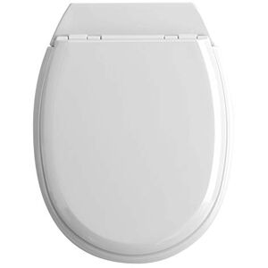 Allibert 819878 Abattant WC, Blanc Brillant, 37cm x 5.1cm x 48.1cm - Publicité