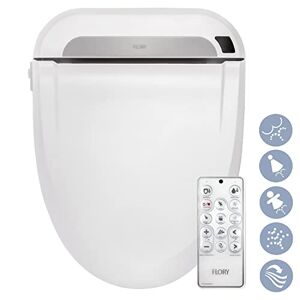 R FLORY FDB608 Siège de bidet électronique, Siège chauffant, Eau chaude et sèche,Siège de toilette intelligent,Bidet Toilette WC Bidet Japonaise Pulvérisateur (Normal-EU) - Publicité