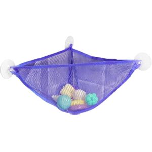 Fulenyi Porte-jouets de bain en maille, organisateur de jouets de bain en maille Sac de douche d'angle, grande poubelle de salle de bain Grand seau de salle de bain, organisateur de support de - Publicité