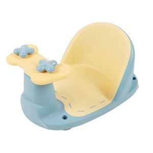 Vcedas Siège de Bain pour bébé Antidérapant PP, Chaise de Douche Portable pour bébé avec Ventouses Sécurisées pour Toilettes et Salle de Bain (Bleu) - Publicité
