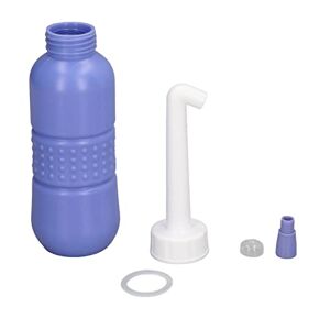 Hyuduo Bidet de voyage, bidet portable 450 ml pulvérisateur de bouteille d'eau portable avec couvercle anti-poussière pour la maison, les voyages à l'extérieur, pour les voyages d'affaires Bouteille Buse - Publicité