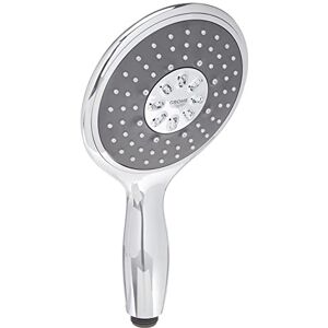 Grohe Vitalio Rain 130 Pommeau de douche 4 jets, Technologie anti-brulûre, Economie d'eau, Facile à installer et à nettoyer, Chromé, 26107000 (Import Allemagne) - Publicité