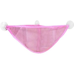 mimika Organisateur de jouets de bain en maille, filet pour jouets de bain Sac de douche d'angle, grande poubelle de salle de bain Grand seau de salle de bain, organisateur de support de filet de jouets - Publicité