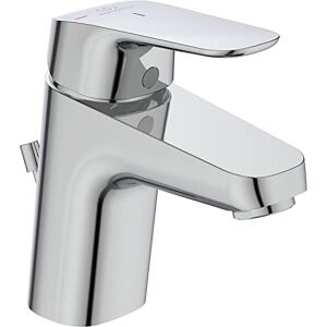 Ideal Standard Robinet/Mitigeur de lavabo ceraflex   Fonction + Métal train Bouton de vidange G1 ¼, Blues Tart, fixation par le dessous Bec, bec en fonte rigide   saillie 101 mm, hauteur 68 mm, chrome - Publicité