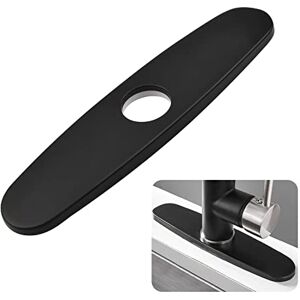 UFURMATE Plaque de robinet en acier inoxydable pour salle de bain et cuisine (noir) - Publicité