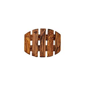 Benera Porte-savon en forme de grille en bois d'olivier 11 x 8 cm - Publicité
