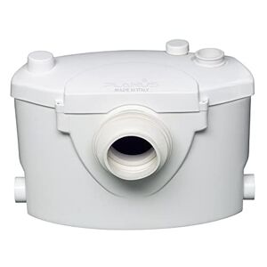 Planus SpA Broysan 4 Broyeur wc adaptable Pompe de Relevage Fabriqué en Italie Blanc, 420W, 220-240 Vac, 50 Hz, Température Max. eau 50 °C - Publicité