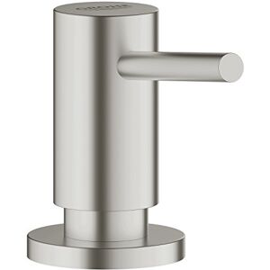 Grohe Distributeur de savon liquide à pompe et distributeur de lotion encastré pour évier de cuisine, acier inoxydable, réservoir de 400ml, supersteel, 40535DC0 (Import Allemagne) - Publicité