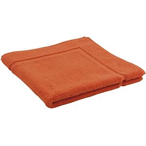 Cofan Tapis de bain   Couleur Orange   Grammage 1000 g/m²   Modèle aube   Dimensions 60 x 60 cm - Publicité