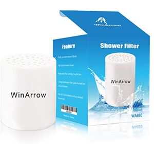 WinArrow Cartouche Filtrante Remplaçable Universelle à Rendement élevé Enlèvent Chlore Métaux Lourds et Odeurs Purificateur d'adoucisseur eau Fixe / Handheld pour Cheveux et Peau Plus Sains Cuisine - Publicité